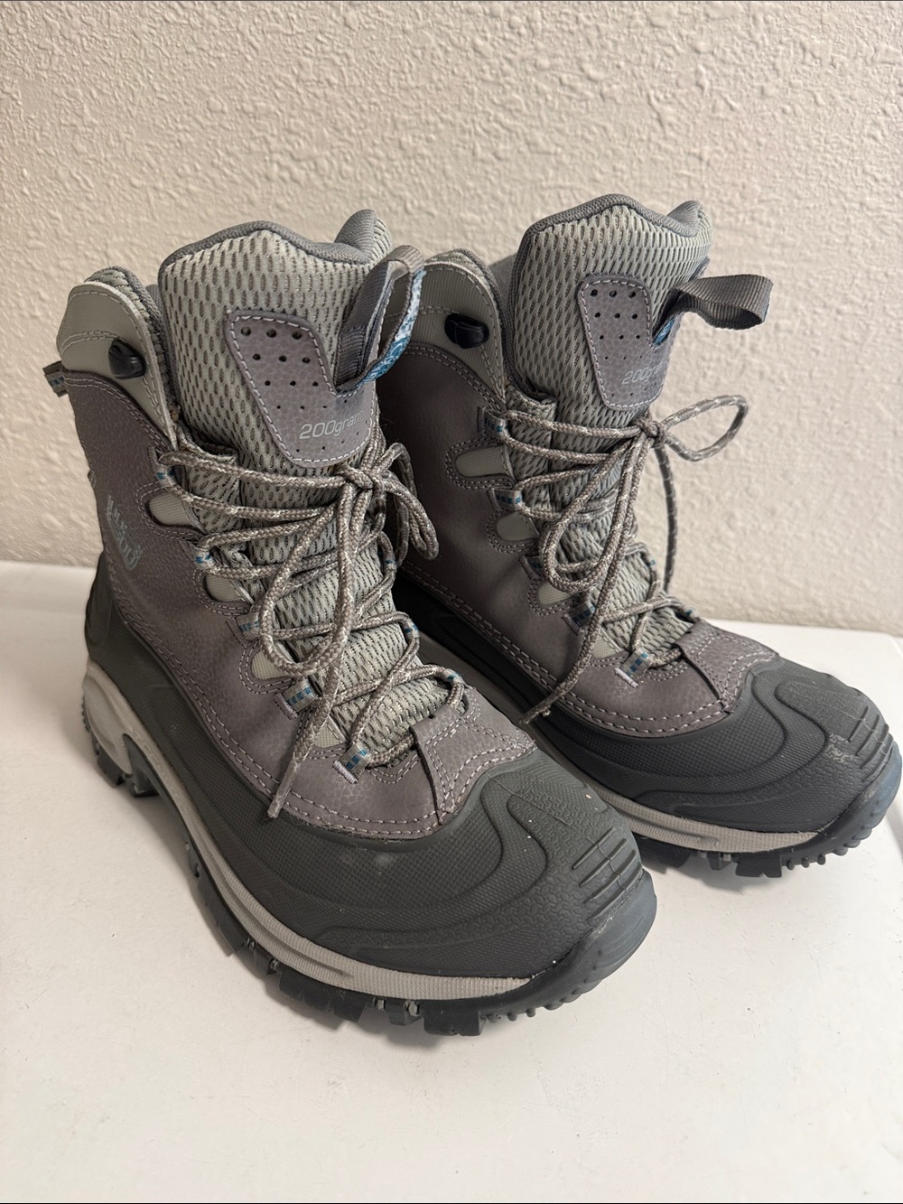 Columbia Bugaboot Gray Waterproof Winter Boots — Size 7